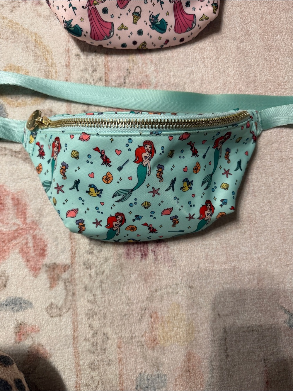 Stoney Clover Lane Mint Mermaid Print Crossbody Fanny Pack